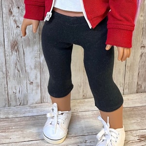 Basic Black Capri Leggings 18 inch doll clothes