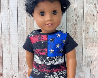 Crewneck Tshirt 18 inch boy doll clothes