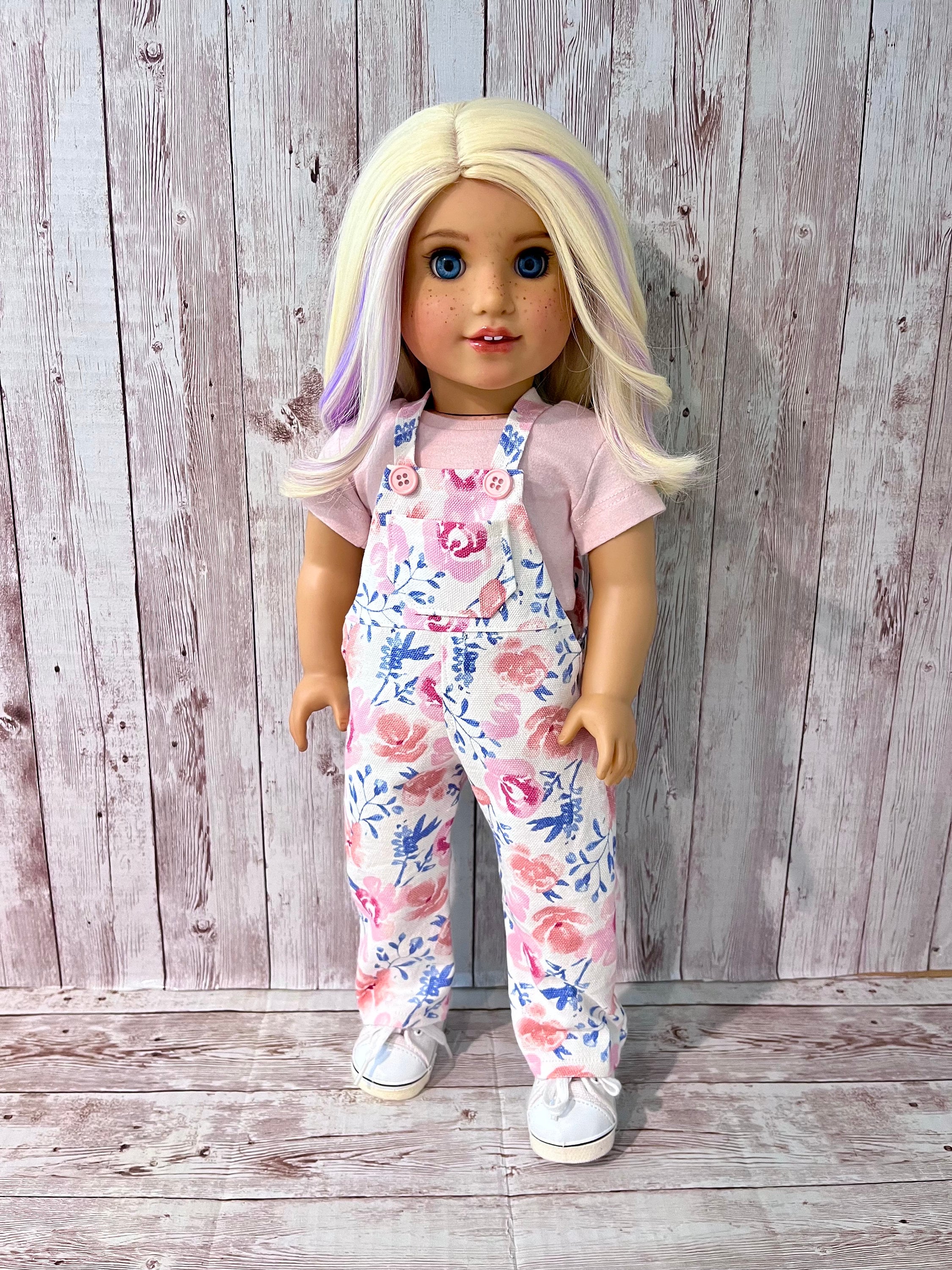 Girls pink overall dress cheap