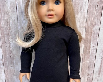 Black Turtleneck Dress 18 inch doll dresses 18 inch doll clothes