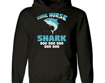 Nursing School Nurse Shark - Hoodie