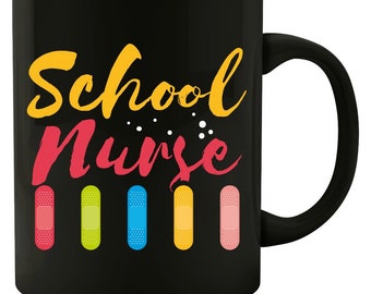 Nursing School Nurse Bandaids - Colored Mug