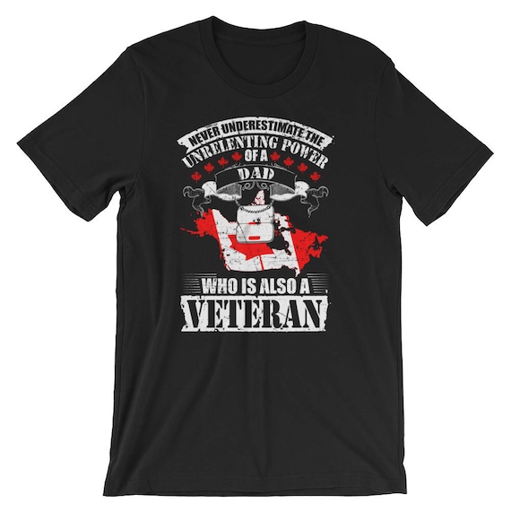Canadian Veteran Dad Short-Sleeve Unisex T-Shirt