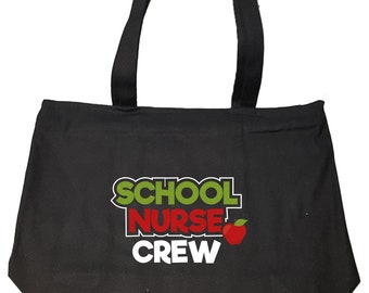 Nursing School Nurse Crew - Fashion Zip Tote Bag