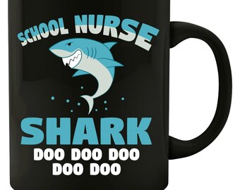 Nursing School Nurse Shark - Colored Mug