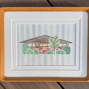 CUSTOM Simple Home or Business Watercolor Painting