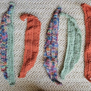 handmade crochet dragon wings bookmark