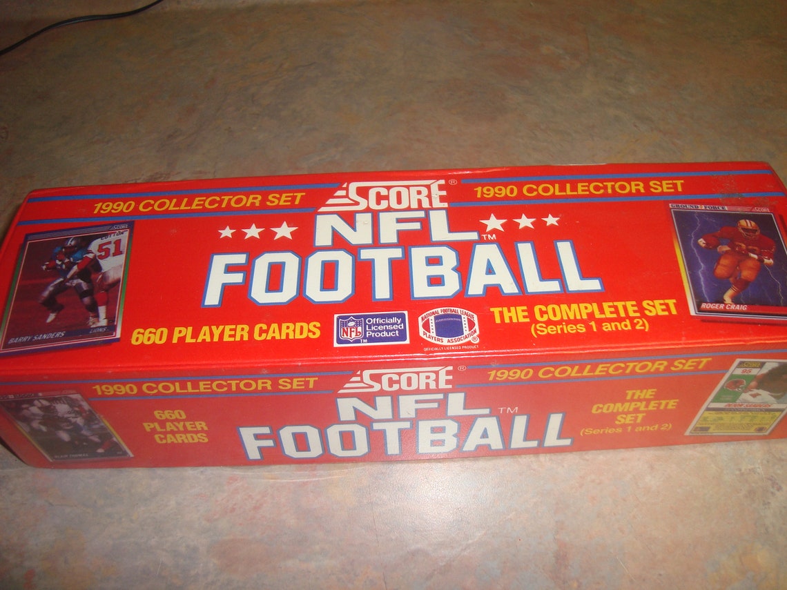 ScoreNFL Football.1990 Collector SetSeries 1 & 2 Etsy
