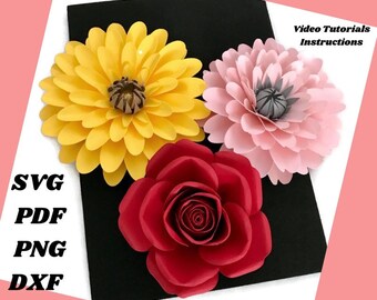 Paper Flower Making Templates Tutorials By Maipaperflowers