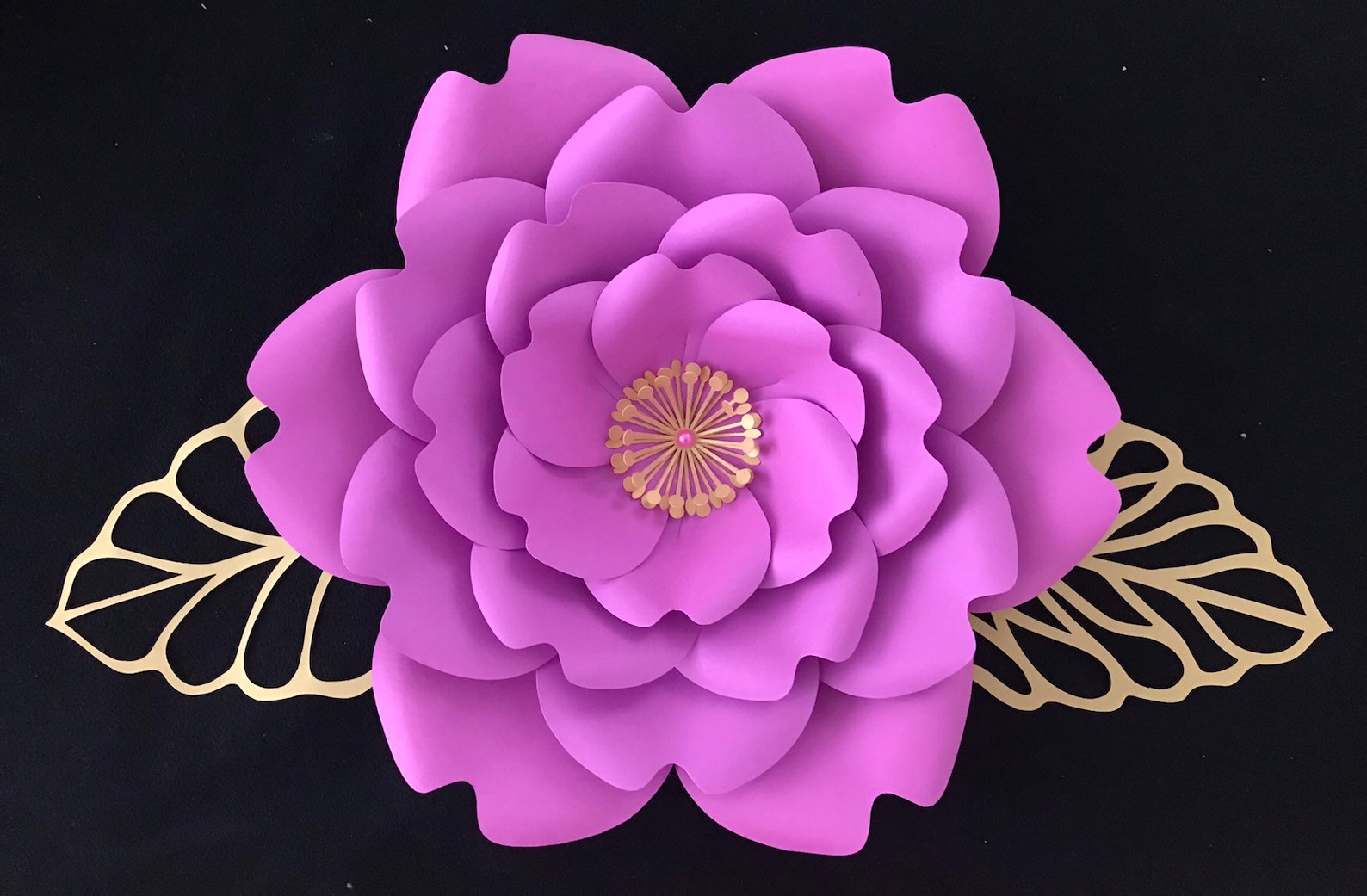Large Paper Flower Printable Paper Flower Templates Giant | Etsy