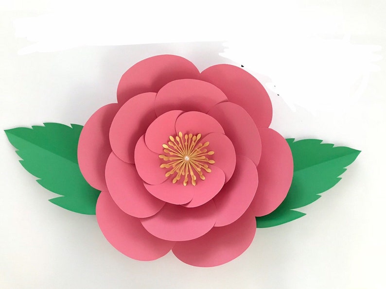 Download Big Paper Flower Template Bundle SVG PNG Large Paper ...