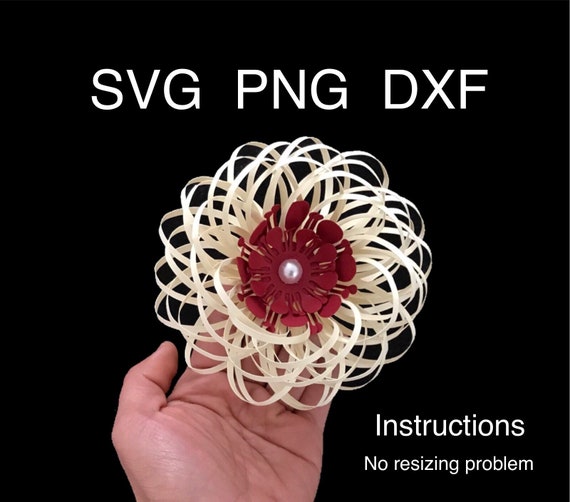 Free Free 60 Svg Paper Flower Center Template SVG PNG EPS DXF File