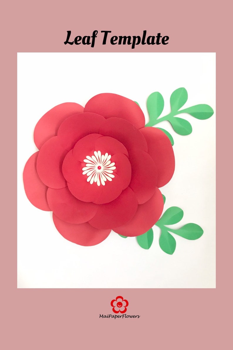 Free Free 86 Paper Flower Leaves Svg SVG PNG EPS DXF File