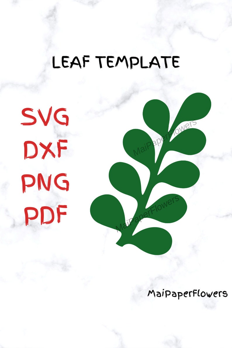 Free Free 84 Paper Flower Leaf Template Svg SVG PNG EPS DXF File