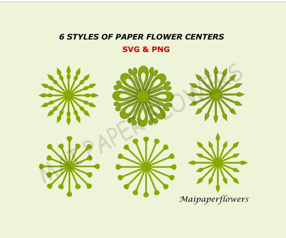 Flower Center Template