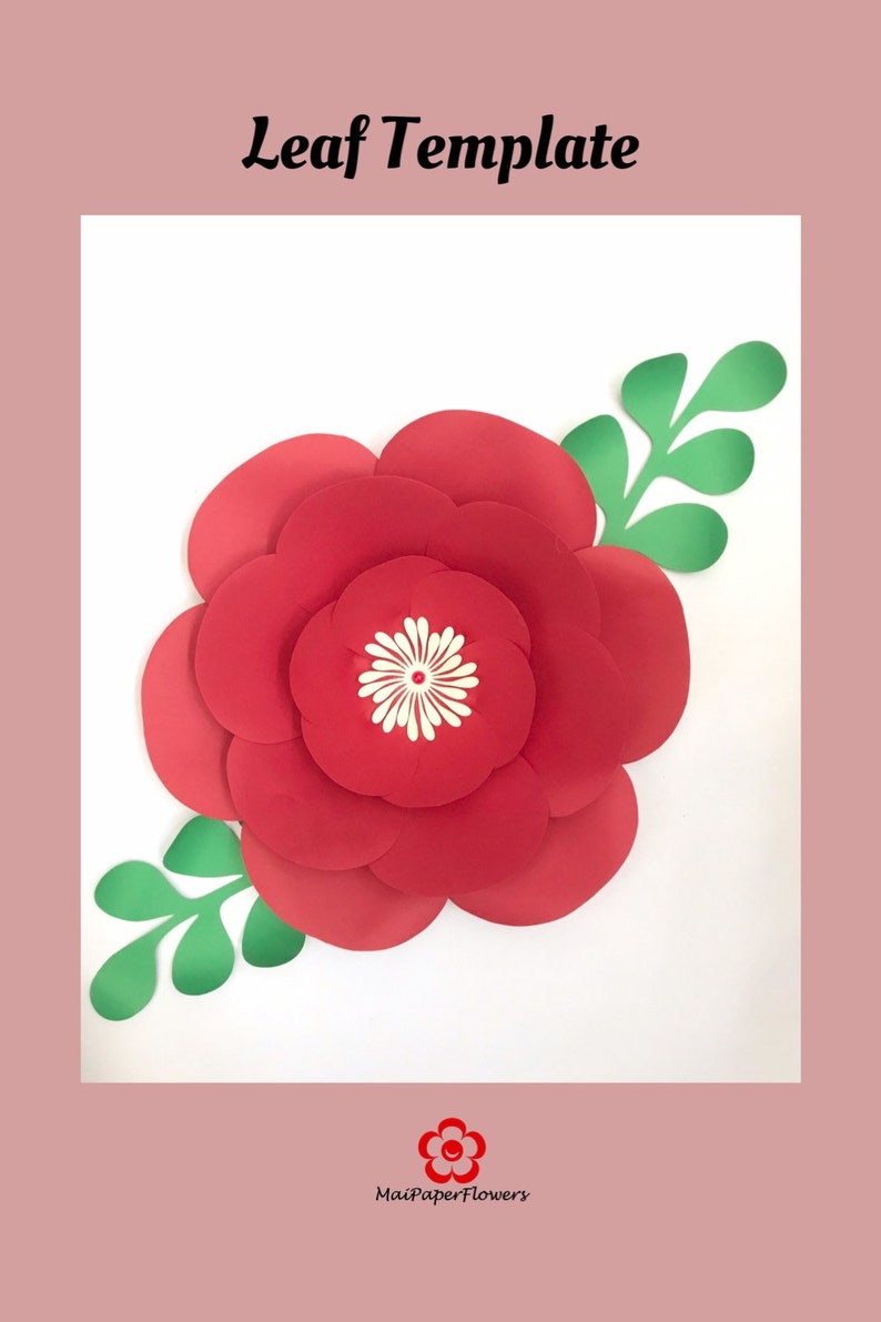 Free Free 300 Paper Flower Leaves Svg SVG PNG EPS DXF File
