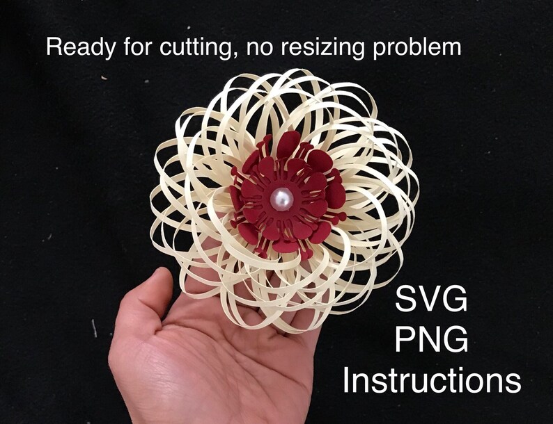 Free Free 81 Svg Cricut Paper 3D Flower Template Free SVG PNG EPS DXF File