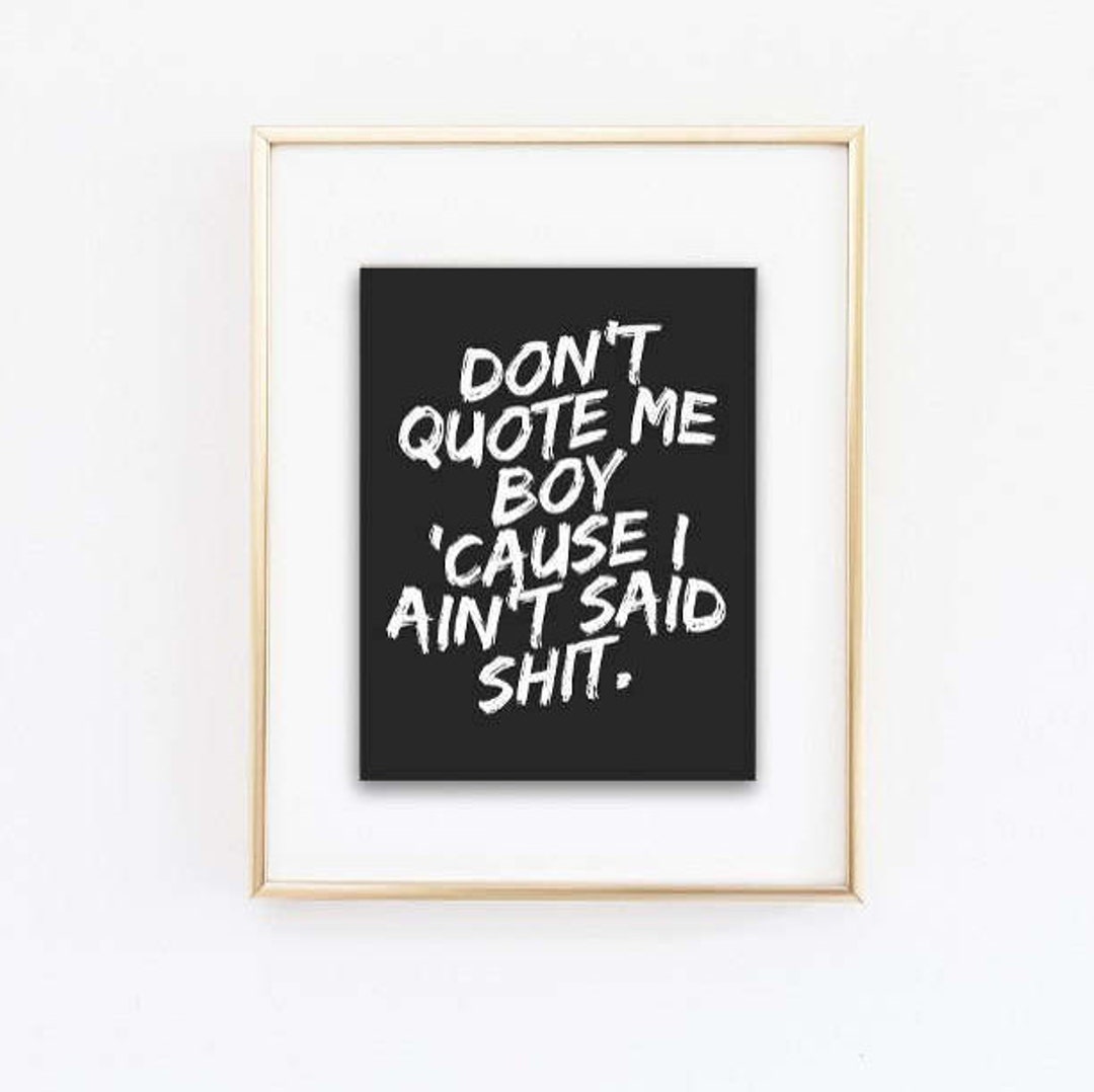 Instant Print Eazy E NWA Boyz N Da Hood Musics Lyrics Wall Art Etsy
