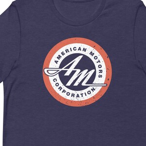 Retro Automotive AMC American Motors Corporation Short-Sleeve Unisex T-Shirt Retro Automotive AMC American Motors Corporation Short-Sleeve Unisex T-Shirt