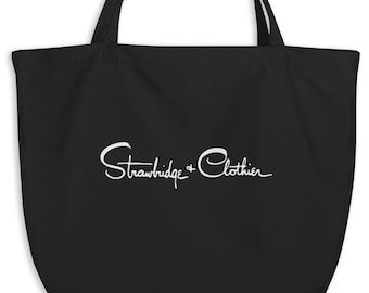 Strawbridge & Clothier Department Store Philadelphia Large organic tote bag - Bygone Brand Retro