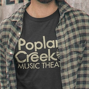 Poplar Creek Music Theatre Short-Sleeve Unisex T-Shirt - Chicago Bygone Brand Retro Tees