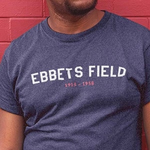 Ebbets Field Brooklyn Unisex Retro T-shirt