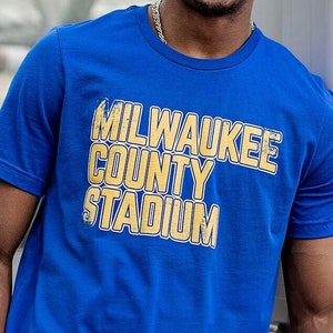 Milwaukee County Stadium Short-Sleeve Unisex T-Shirt - Bygone Brand Retro Tees