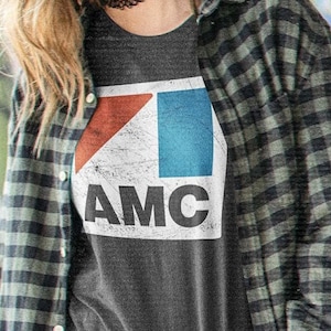 AMC American Motors Corporation Kurzarm-Unisex-T-Shirt - Bygone-Marke Retro-T-Shirts