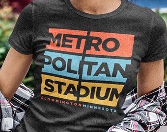 Metropolitan Stadium Minneapolis Short-Sleeve Unisex T-Shirt - Bygone Brand Retro Tees