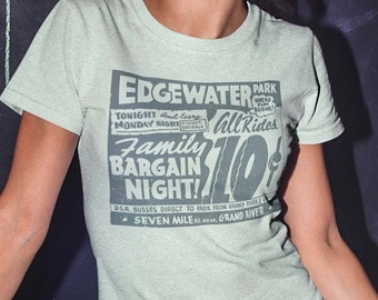 Edgewater Park Short-Sleeve Unisex T-Shirt - Detroit Bygone Brand Retro Tees