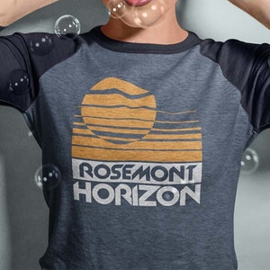 Rosemont Horizon Chicago unisex 3/4 sleeve raglan baseball t-shirt