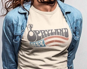 Opryland USA Short-Sleeve Unisex T-Shirt - Nashville Bygone Brand Retro Tee