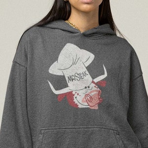 Mr Steak Unisex Retro Crewneck & Hoodie Sweatshirt