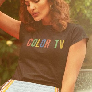 Color TV Short-Sleeve Unisex T-Shirt - Bygone Brand Retro Tees
