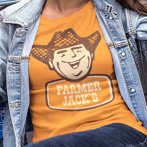 Farmer Jacks Food Store Supermarket Detroit Shortsleeve Etsy