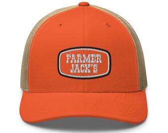 Farmer Jack Supermarket Detroit Retro Trucker Hat - Bygone Brand Caps