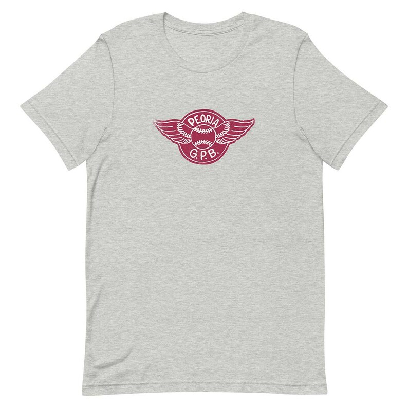 Peoria Redwings - Girls Professional Baseball Short-Sleeve Unisex T-Shirt image 2