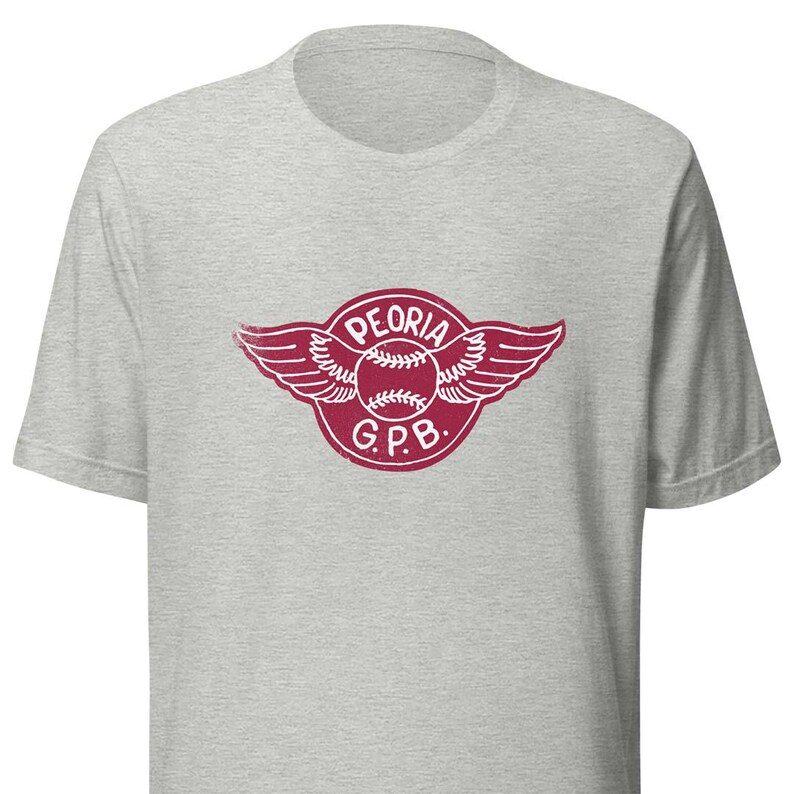 Peoria Redwings - Girls Professional Baseball Short-Sleeve Unisex T-Shirt image 3