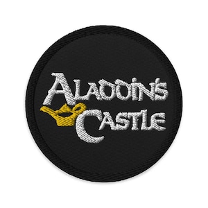 Aladdin&#39;s Castle Arcade Embroidered Patch