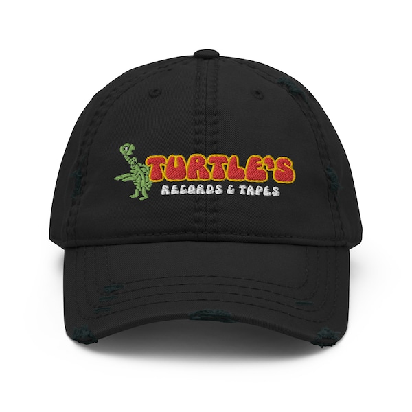 Turtle's Records & Tapes Retro Distressed Hat - Bygone Brand Caps