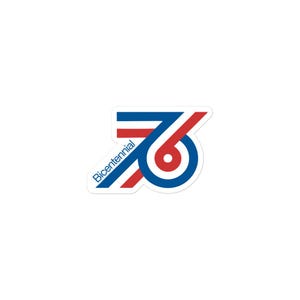 1976 American Bicentennial Retro Sticker
