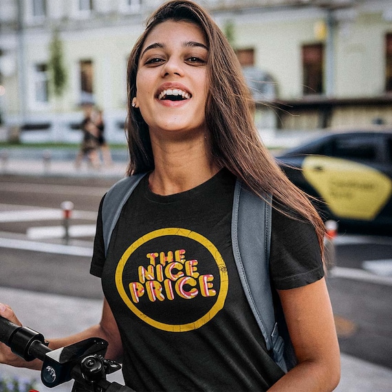 The Nice Price Music Sticker Unisex Retro T-shirt - Bygone Brand Retro -  Etsy UK