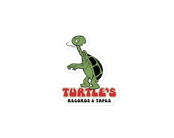 Turtle's Records & Tapes Retro Sticker - Bygone Brand