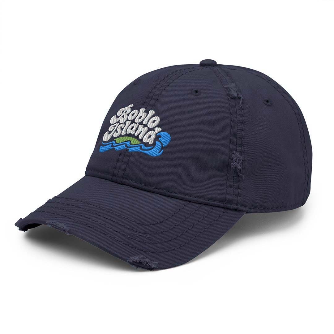 Boblo boat vintage hat like new Detroit Boblo Island Detroit Retro Distressed Hat - Bygone Brand  main image 4