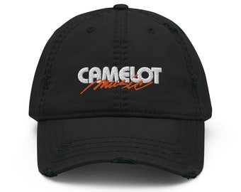 Camelot Music Retro Distressed Hat - Bygone Brand Caps