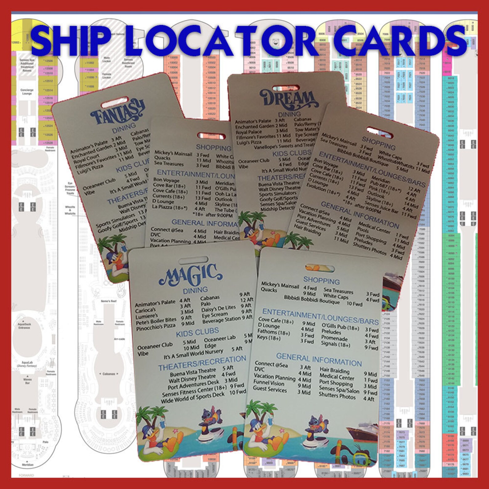 cruise ship location map