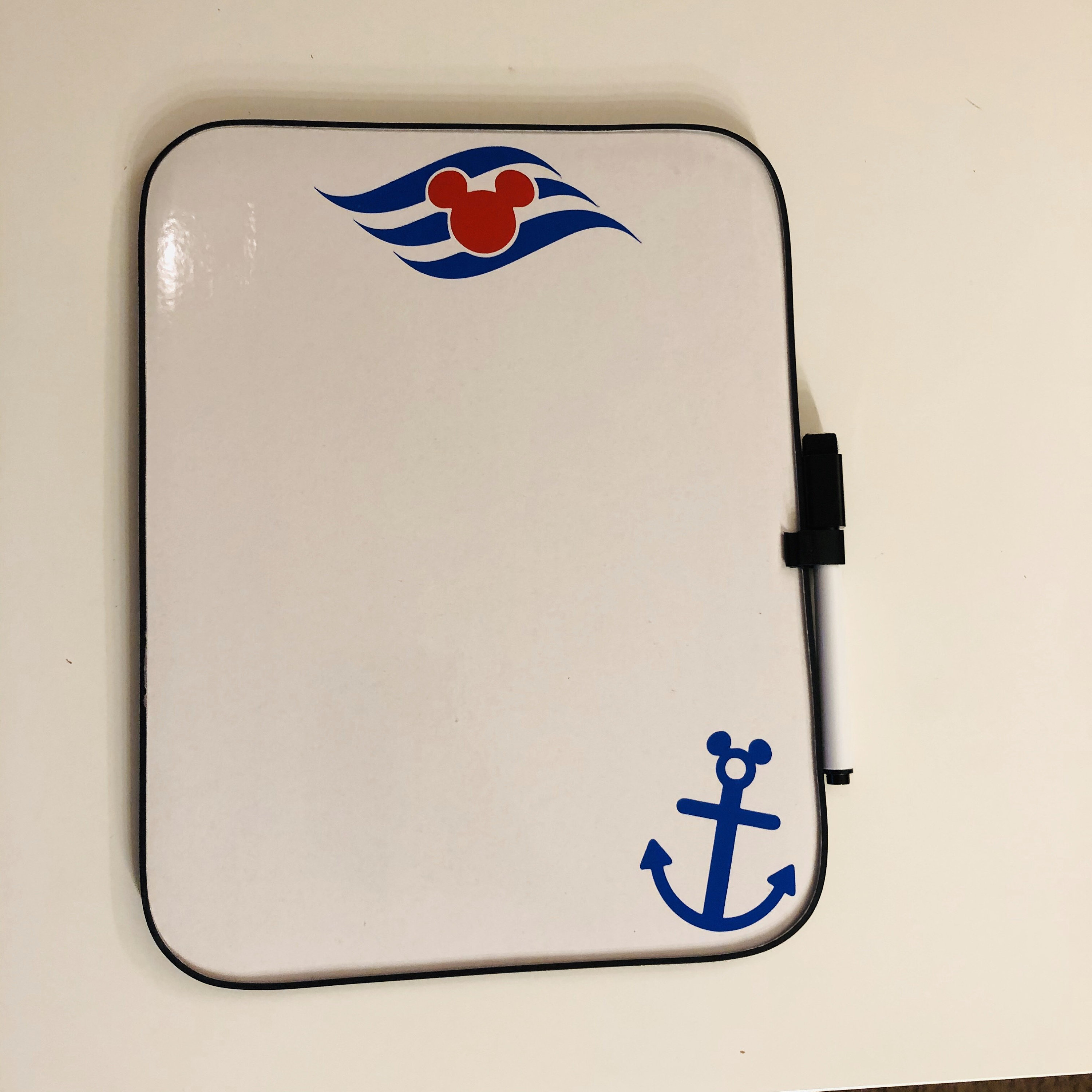 Dry Erase Board with Marker and Back Fish Extender FE Etsy