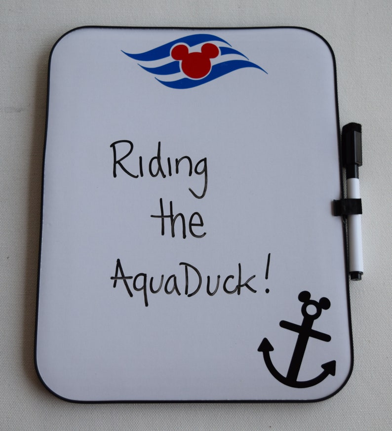 Dry Erase Board with Marker and Back Fish Extender FE Etsy