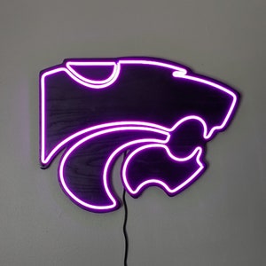 Kansas State / K-State football LED neon sign