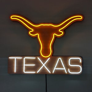 Texas Longhorns LED neon sign